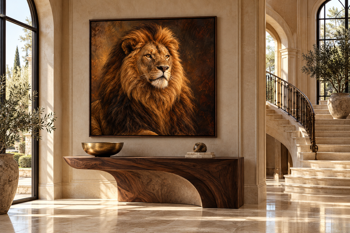 The Savannah Crown — interior presentation 2, MIORLUNE wall art