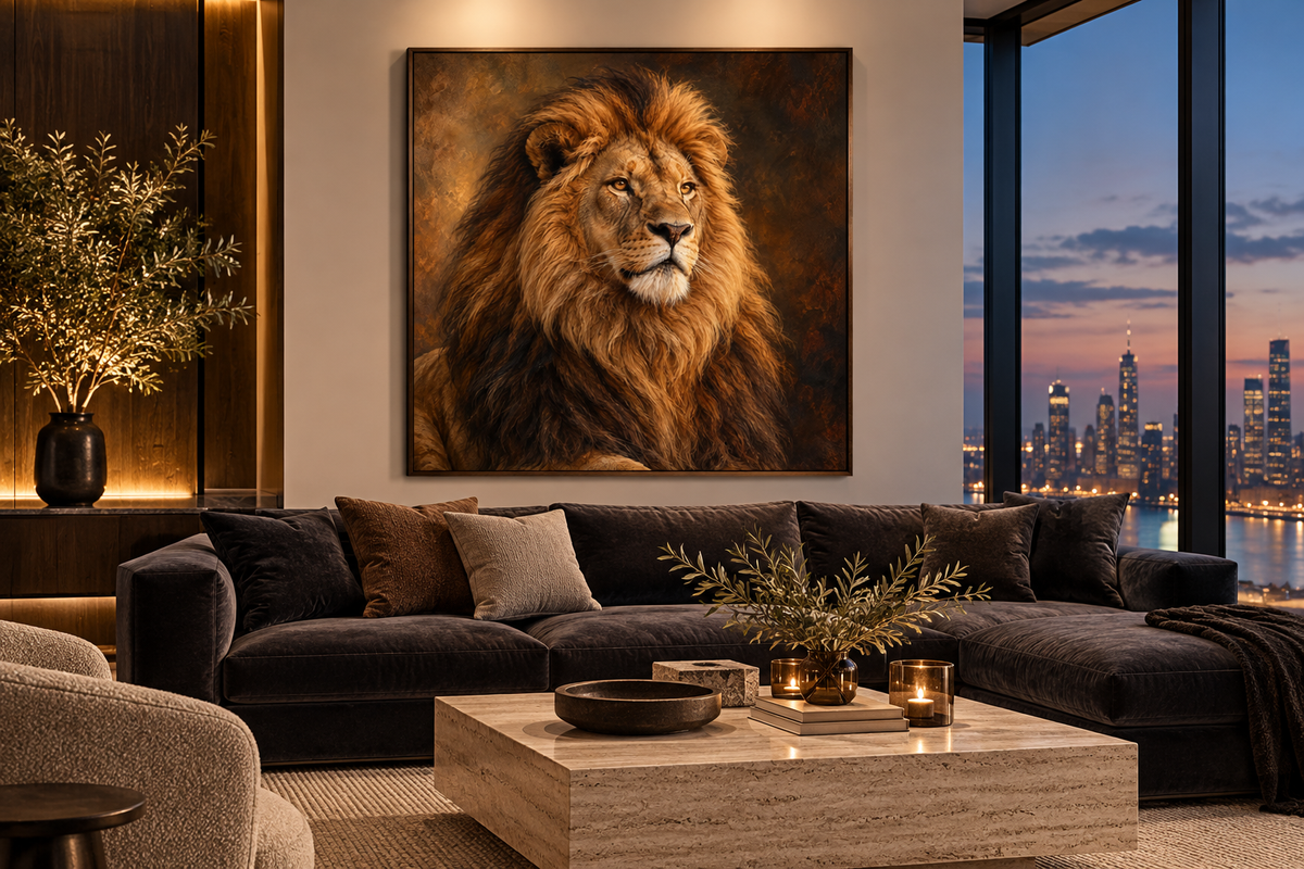 The Savannah Crown — interior presentation 6, MIORLUNE wall art