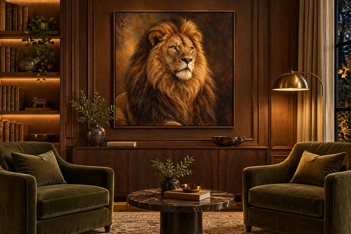 The Savannah Crown — interior presentation 8, MIORLUNE wall art