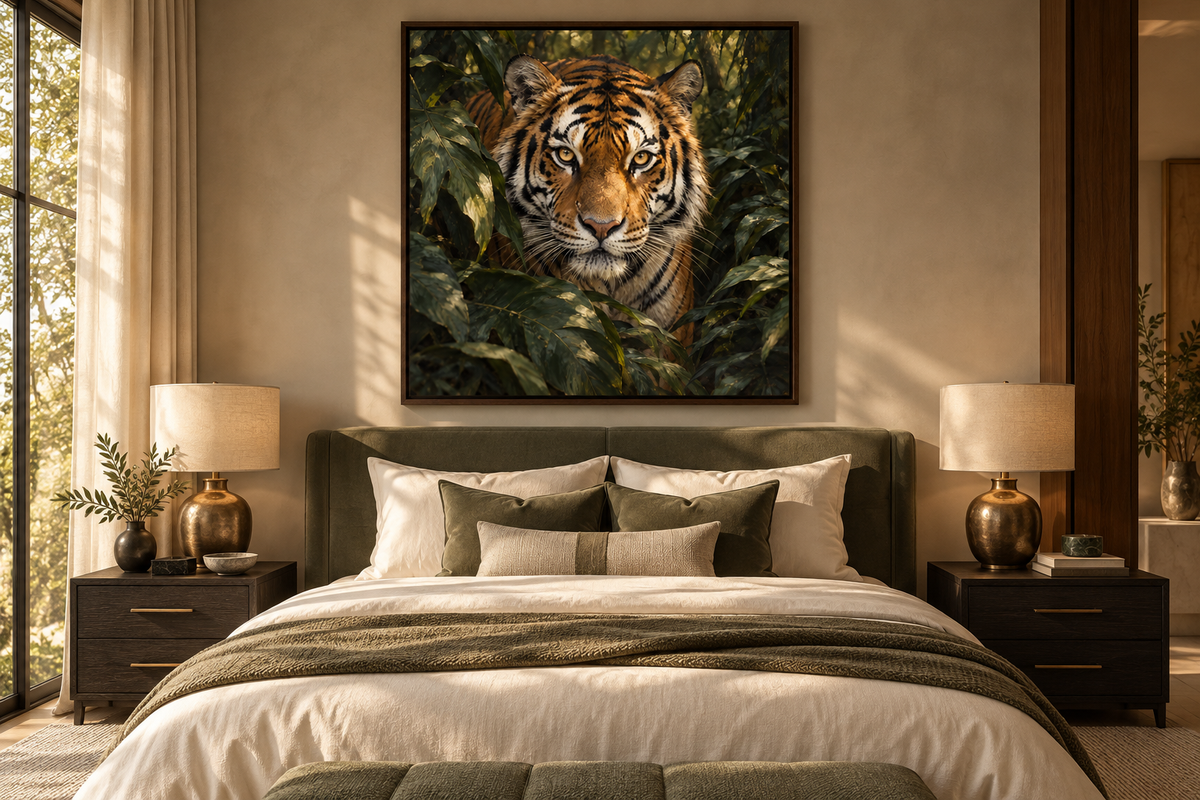 Eyes of the Tiger — interior presentation 1, MIORLUNE wall art