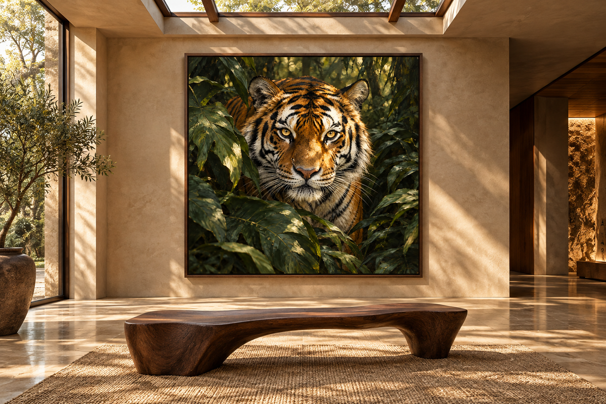 Eyes of the Tiger — interior presentation 4, MIORLUNE wall art