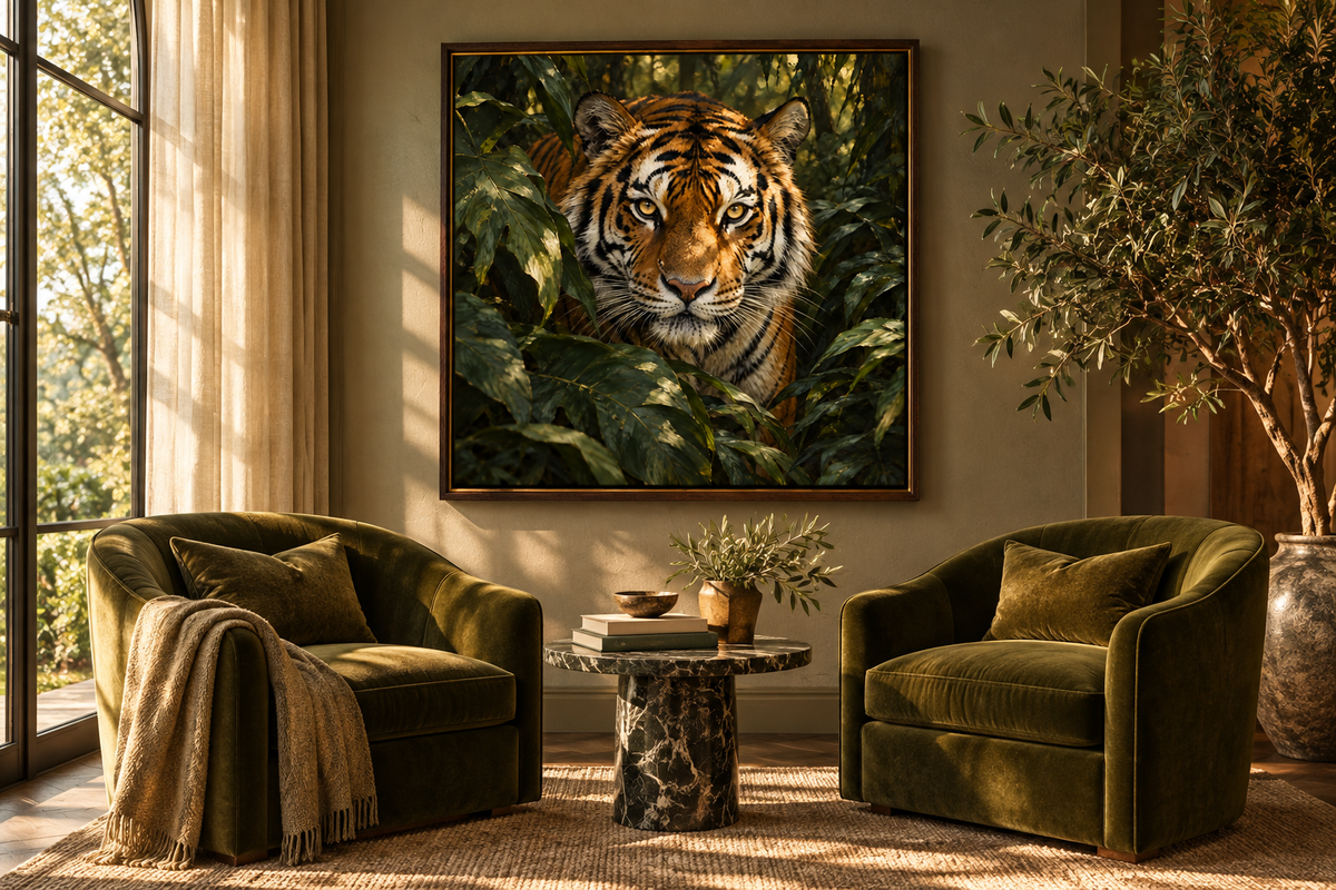 Eyes of the Tiger — interior presentation 5, MIORLUNE wall art
