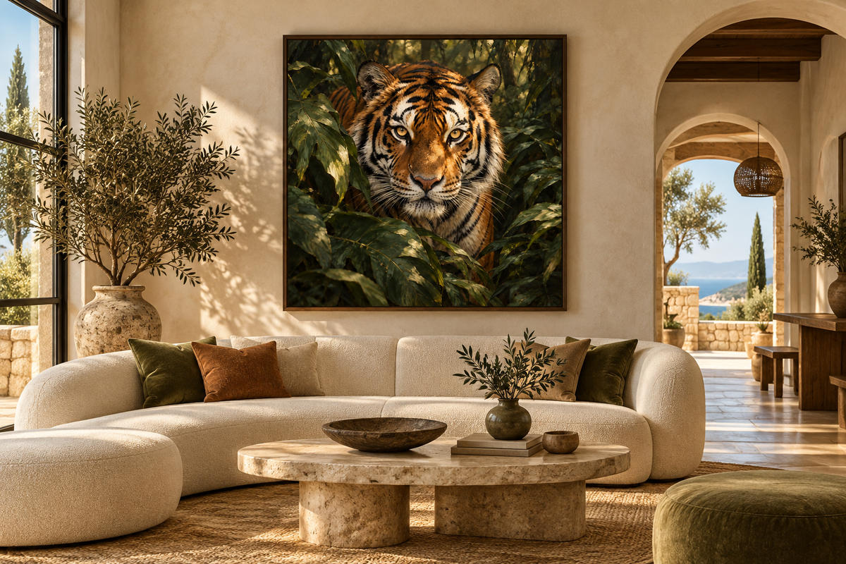 Eyes of the Tiger — interior presentation 6, MIORLUNE wall art
