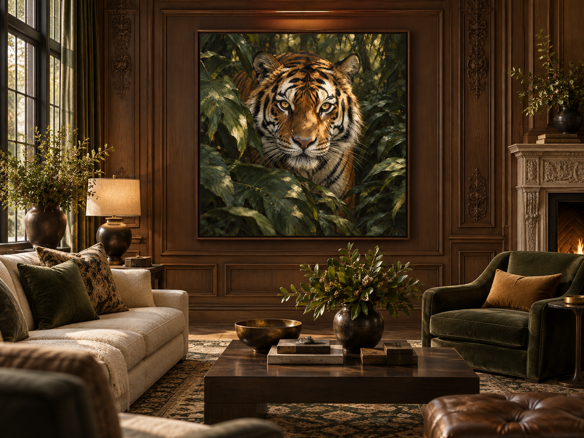 Eyes of the Tiger — interior presentation 8, MIORLUNE wall art