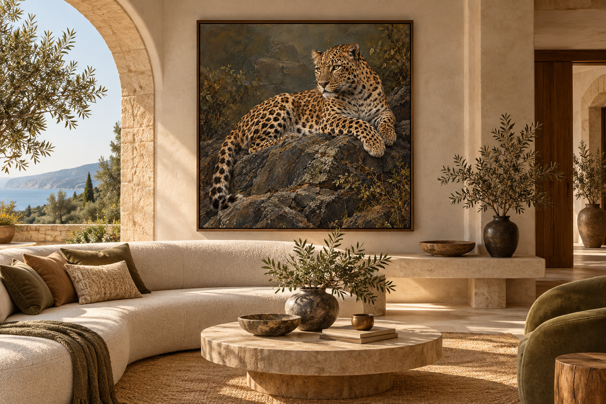 Silent Majesty — interior presentation 3, MIORLUNE wall art