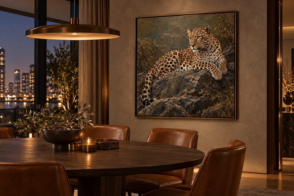 Silent Majesty — interior presentation 4, MIORLUNE wall art