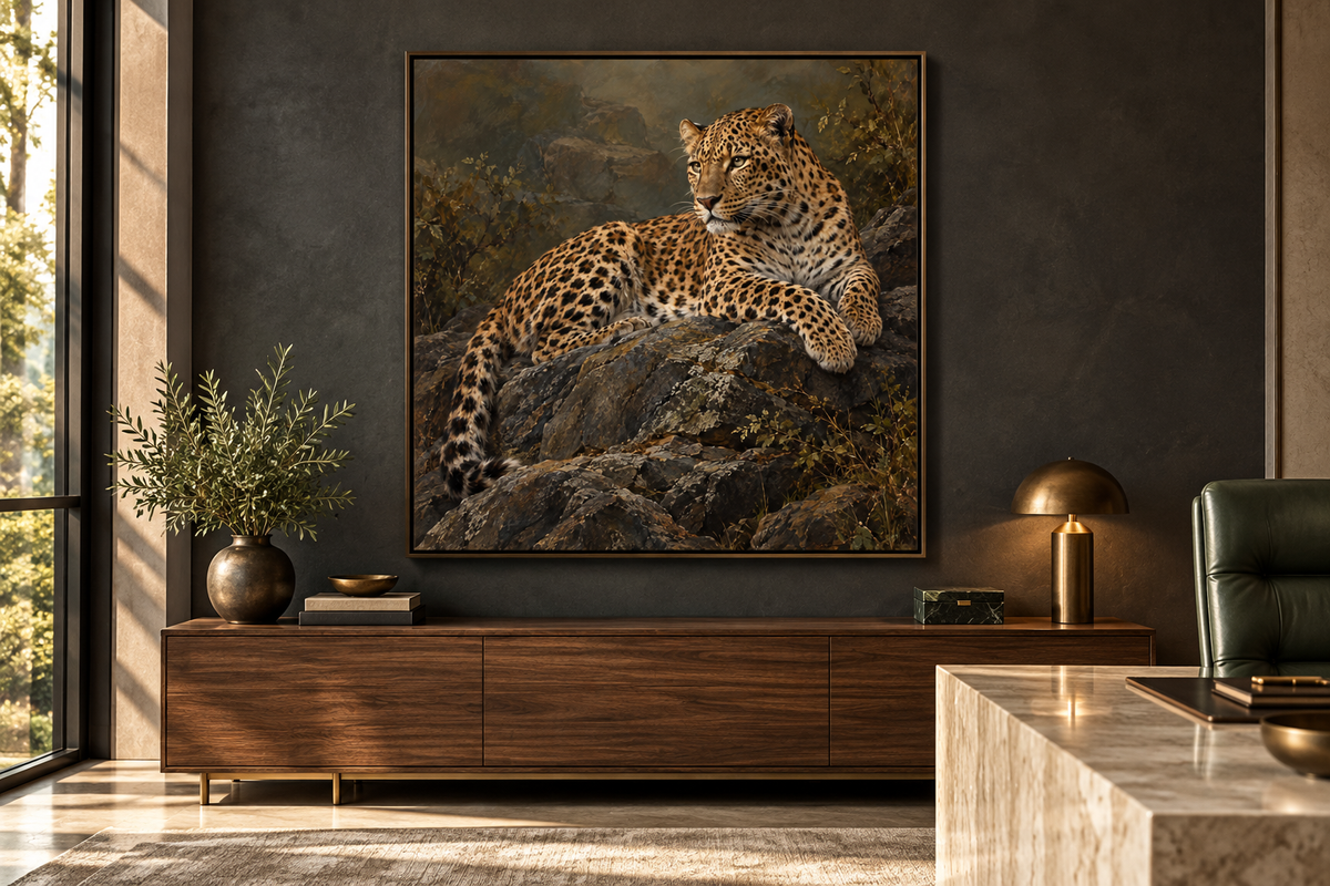 Silent Majesty — interior presentation 6, MIORLUNE wall art