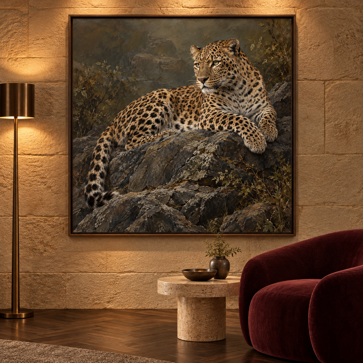 Silent Majesty — interior presentation 8, MIORLUNE wall art