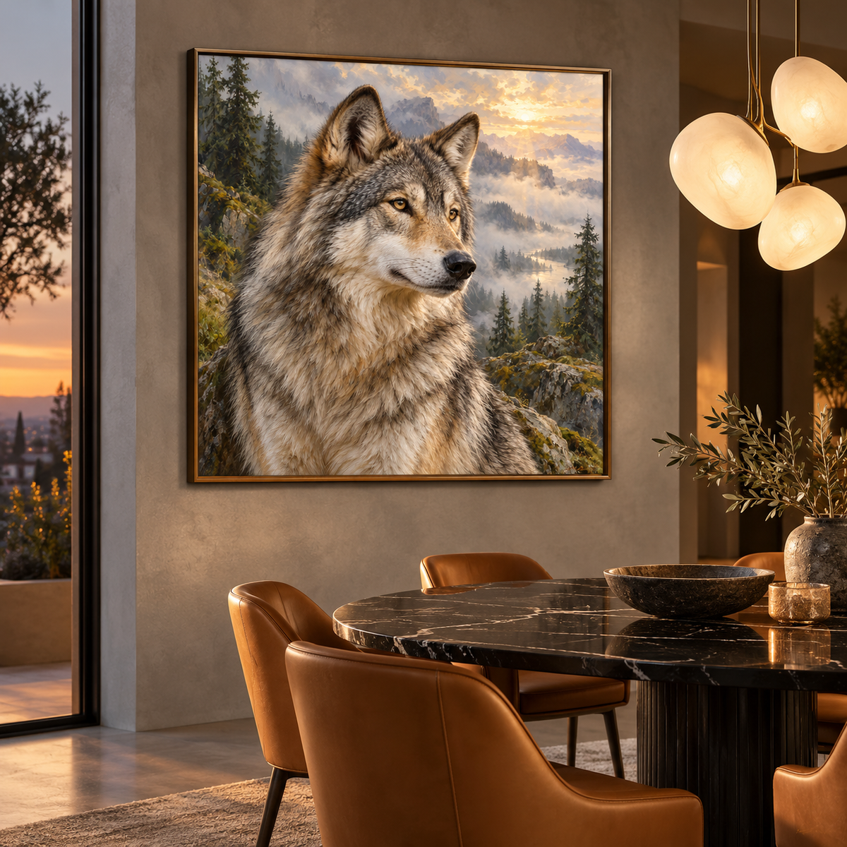 The Wolf Awakens — interior presentation 5, MIORLUNE wall art