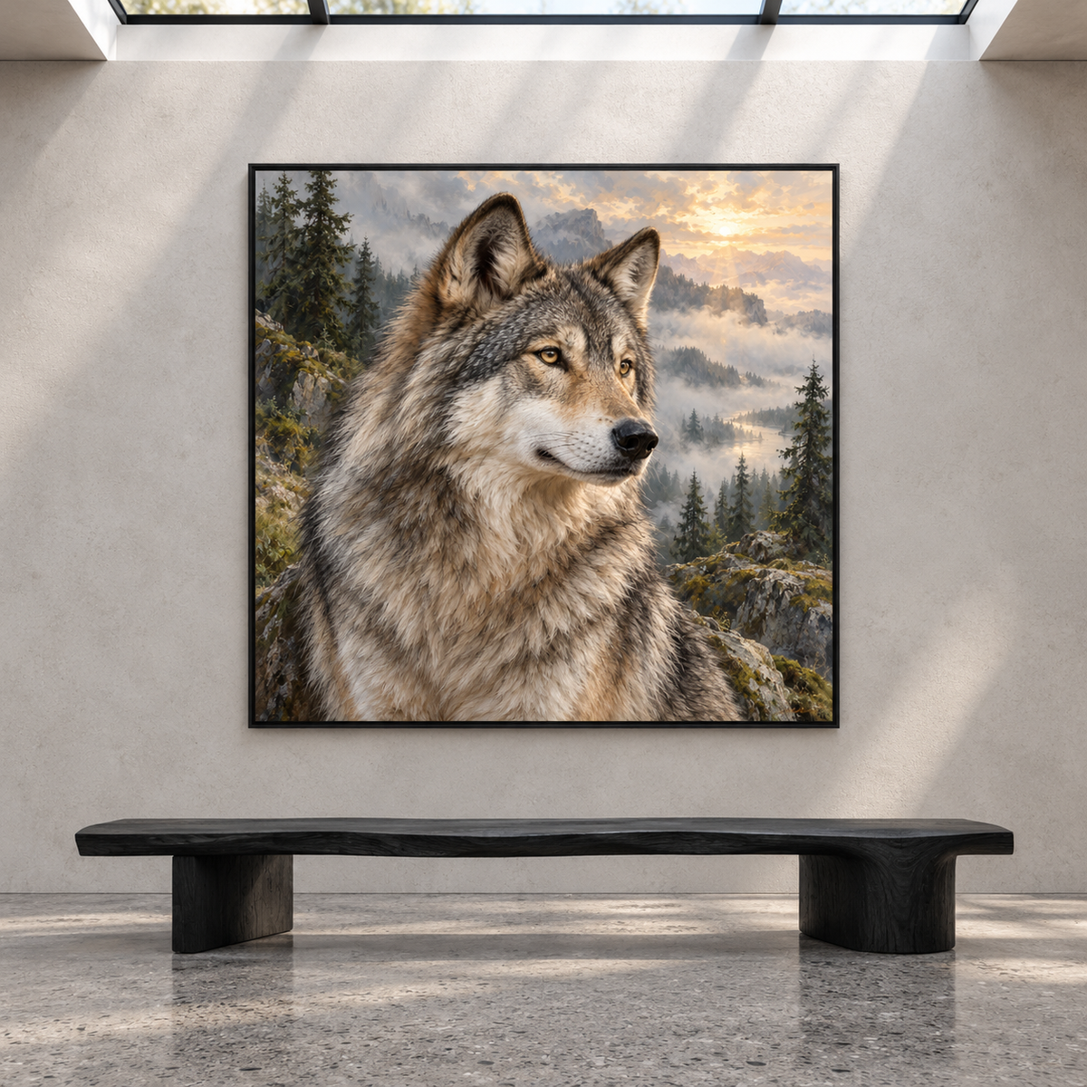 The Wolf Awakens — interior presentation 6, MIORLUNE wall art