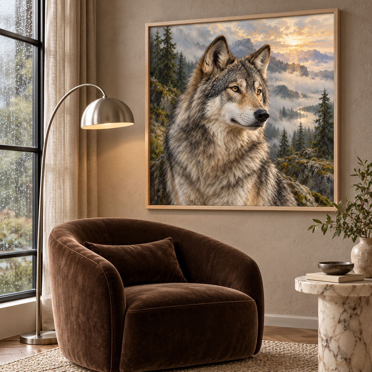 The Wolf Awakens — interior presentation 7, MIORLUNE wall art