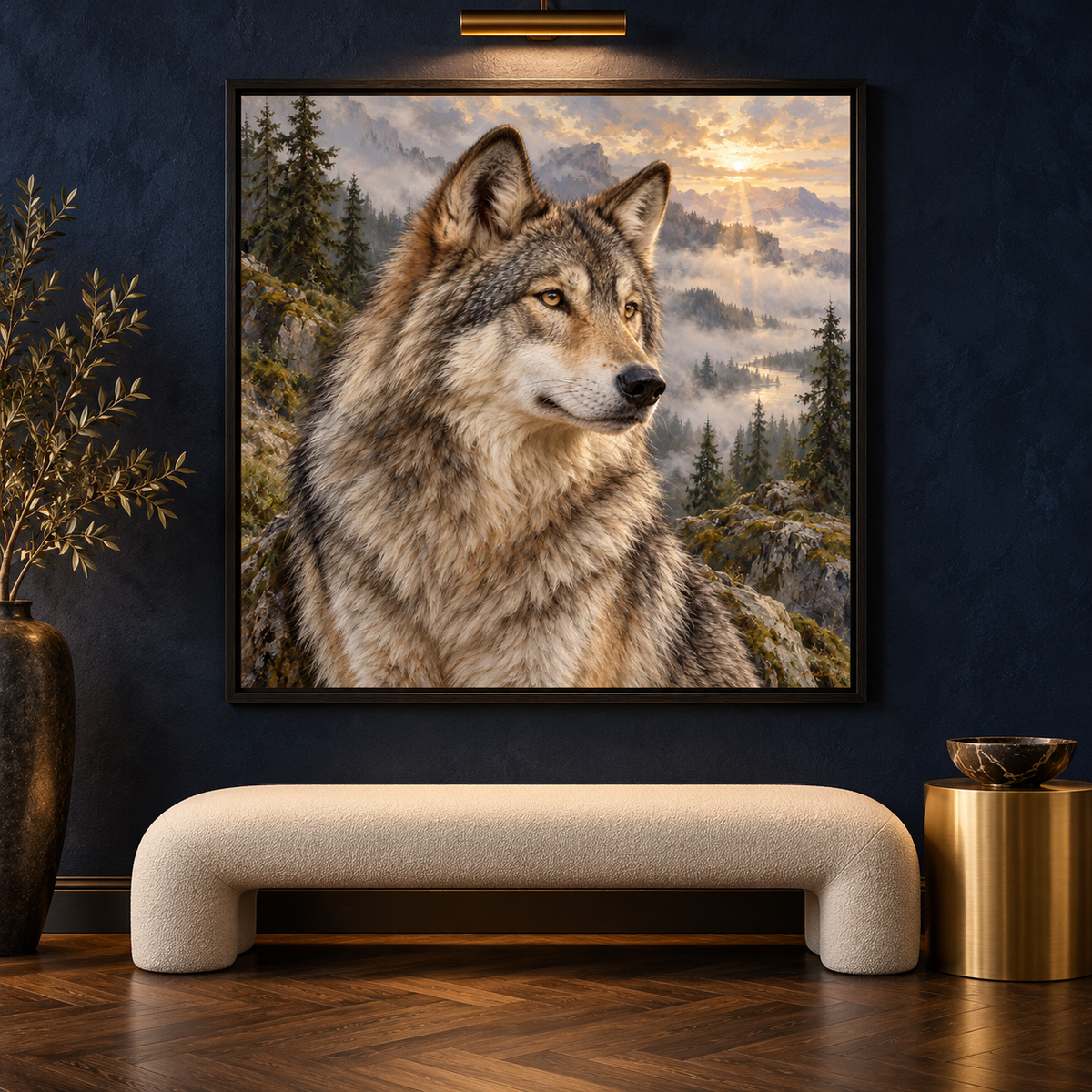 The Wolf Awakens — interior presentation 8, MIORLUNE wall art