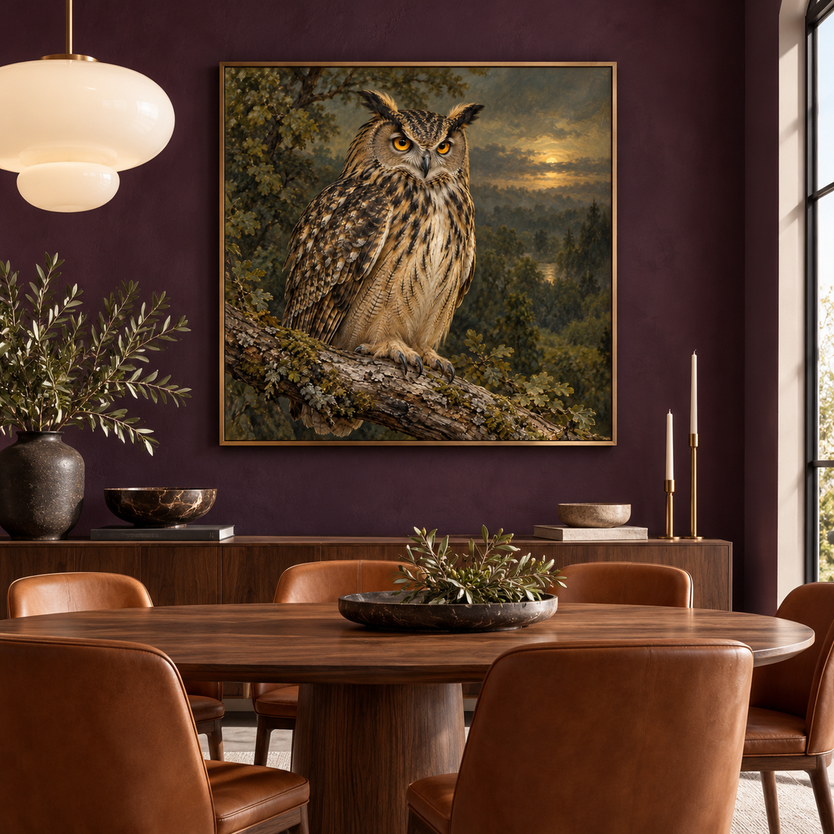 Guardian of the Night — interior presentation 4, MIORLUNE wall art