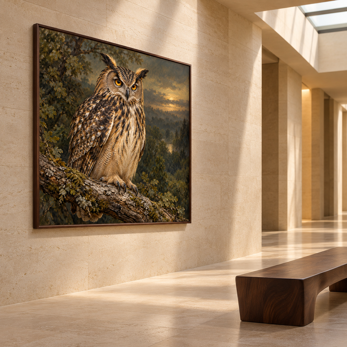 Guardian of the Night — interior presentation 5, MIORLUNE wall art