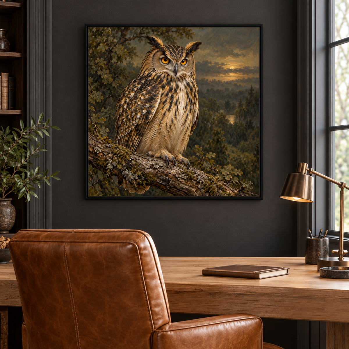 Guardian of the Night — interior presentation 6, MIORLUNE wall art