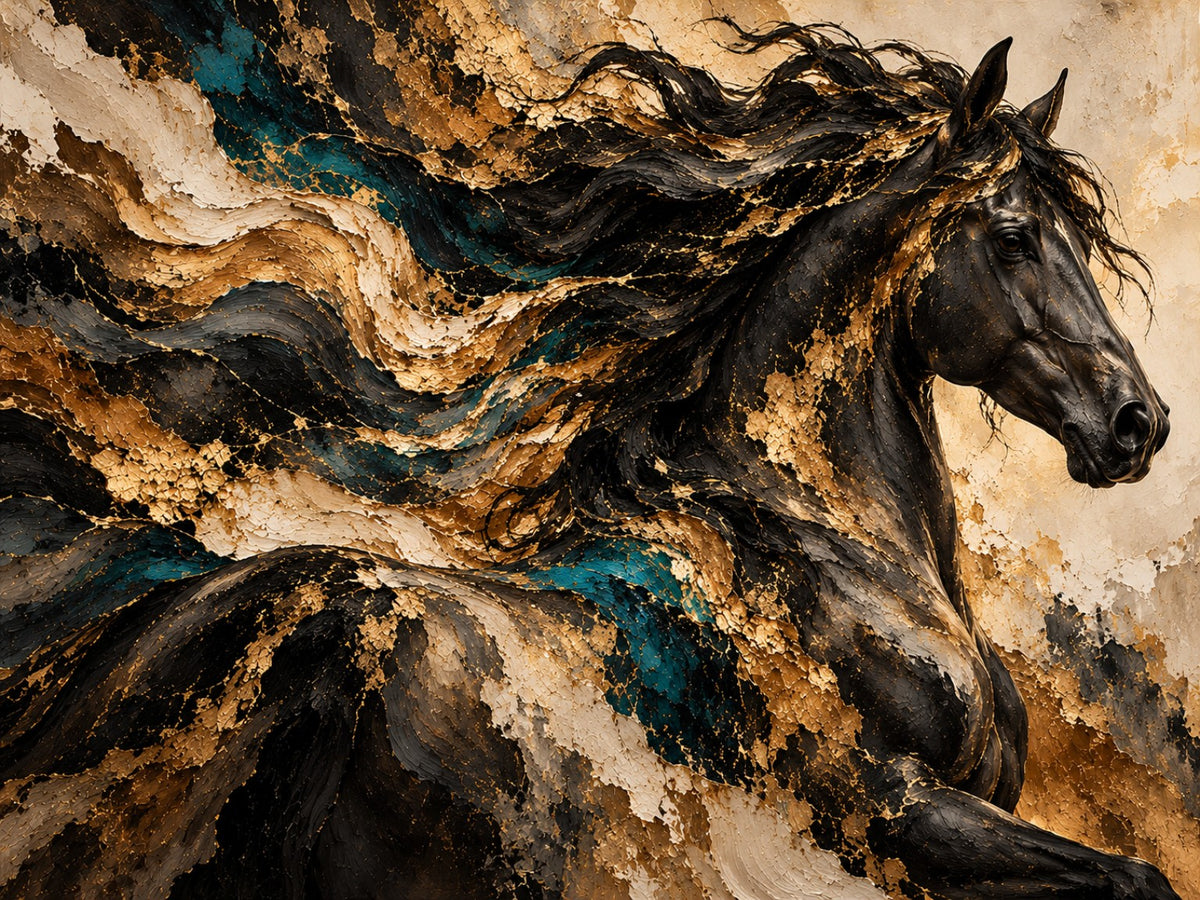Aurum Stallion original artwork