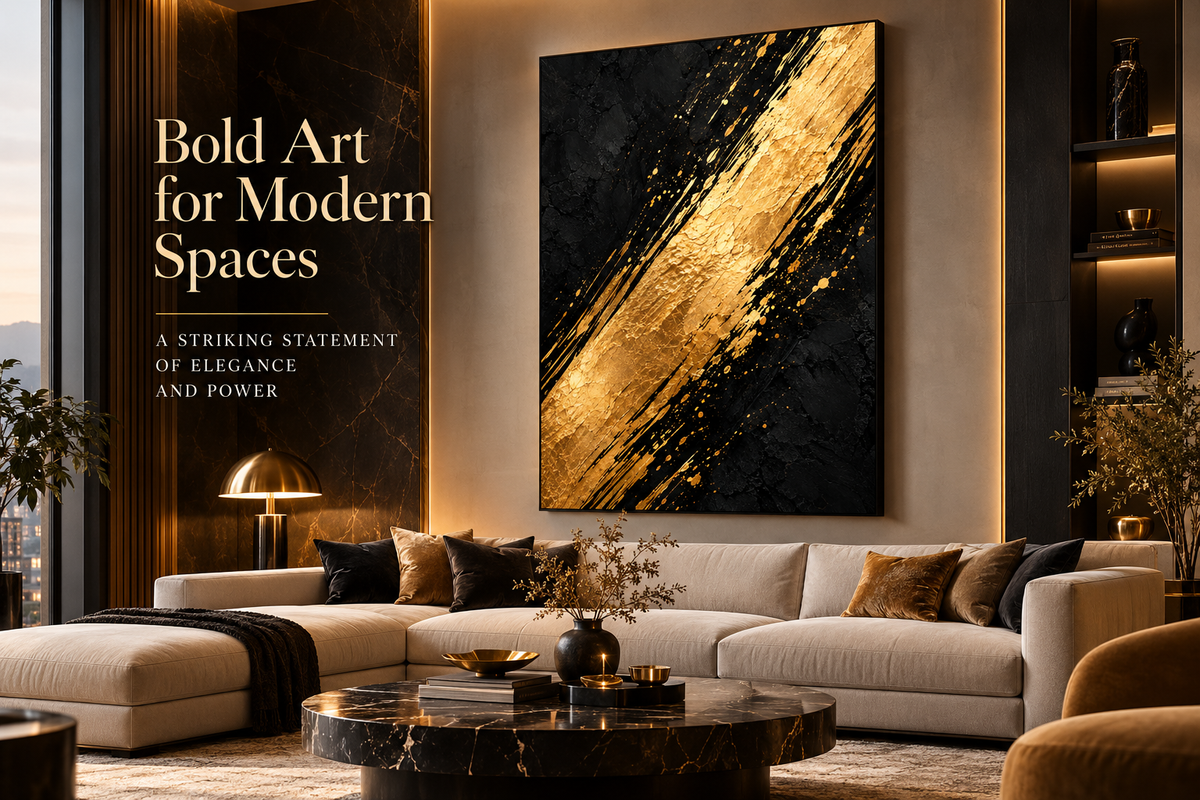 Golden Gesture luxury living room mockup