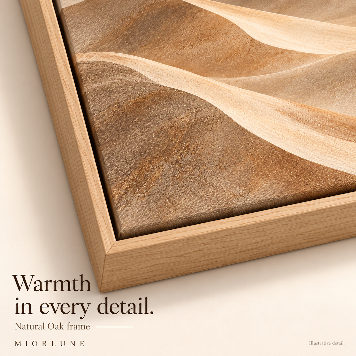 Sahara Veil — oak detail — illustrative product preview
