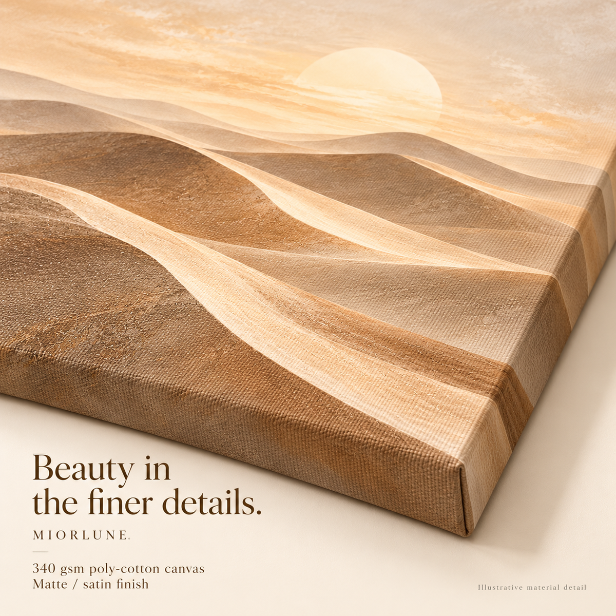 Sahara Veil — texture detail — illustrative product preview