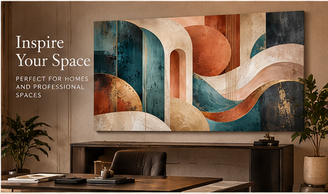 Terracotta Rhythm luxury office mockup